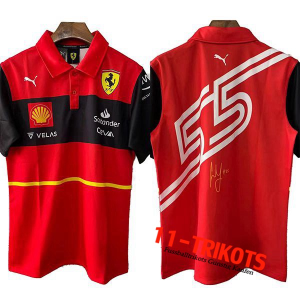 Polo F1 Scuderia Ferrari Team Rot 2022