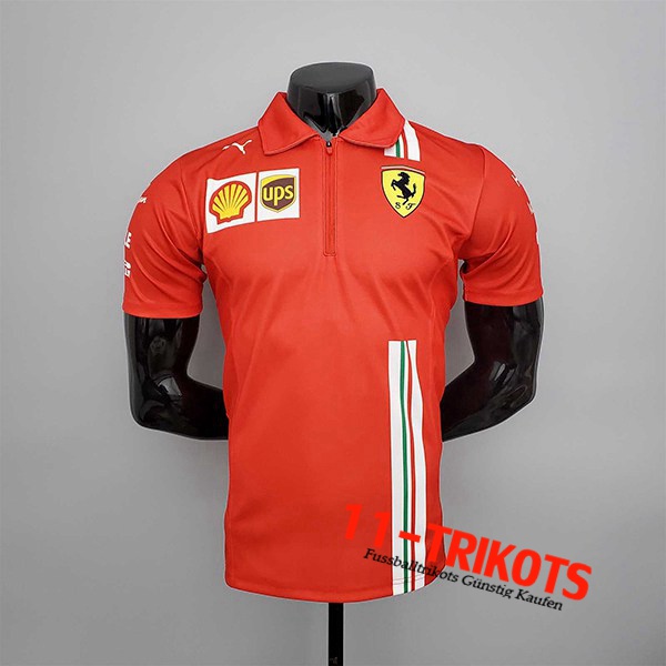 Polo F1 Scuderia Ferrari Team Rot 2022