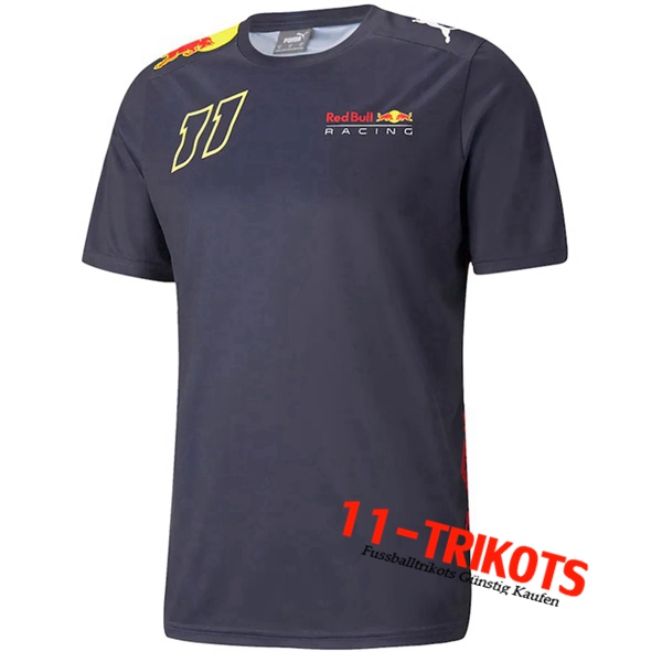 T-Shirt F1 RedBull Racing Team Dunkelblau 2022