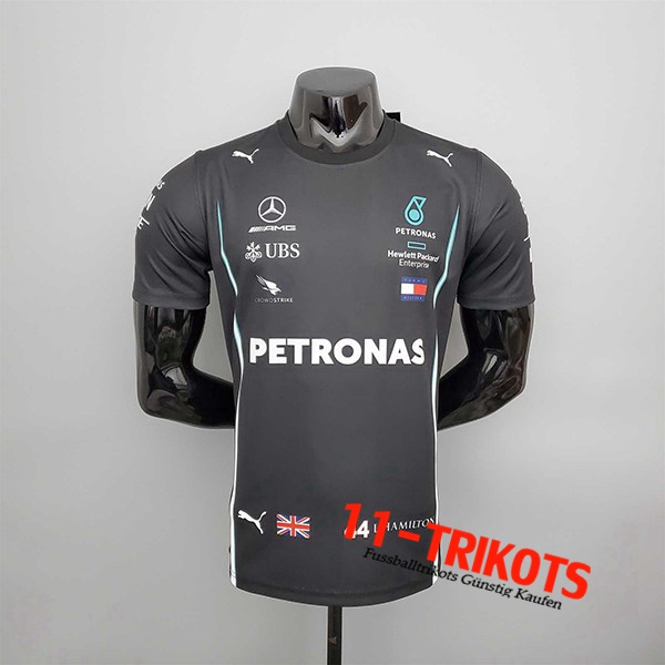 T-Shirt F1 Mercedes Benz Team Schwarz 2022