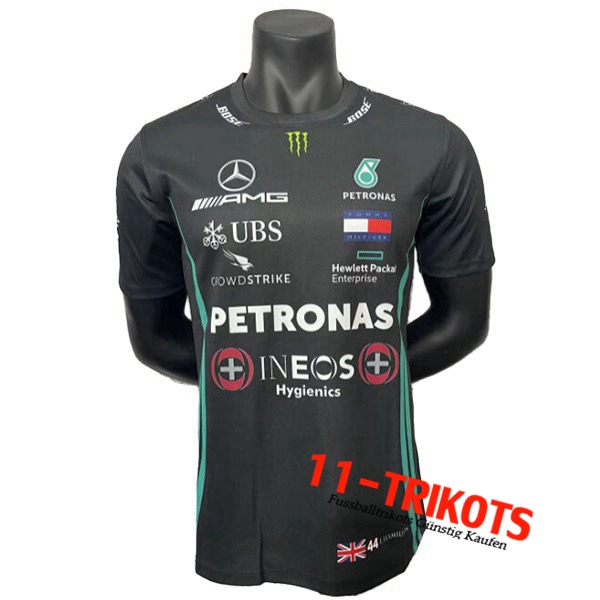 T-Shirt F1 Mercedes Benz Team Schwarz 2022