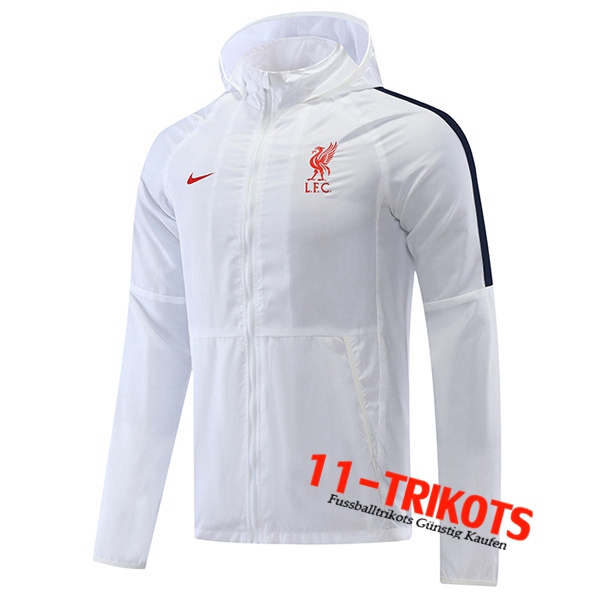 Windjacke FC Liverpool Weiß 2022/2023