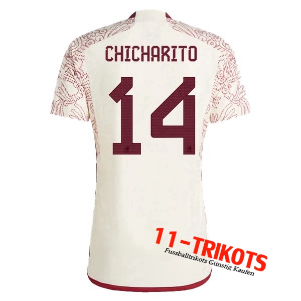 Mexiko (CHICHARITO #14) 2022/2023 Auswärtstrikot