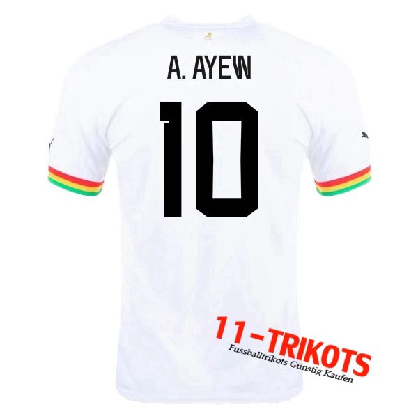 Ghana (A.AYEW #10) 2022/2023 Heimtrikot