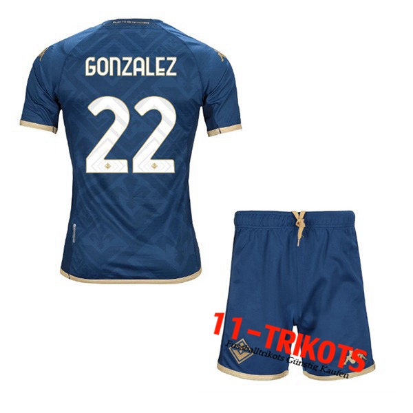 ACF Fiorentina (GONZALEZ #22) Kinders Third Trikot 2022/2023