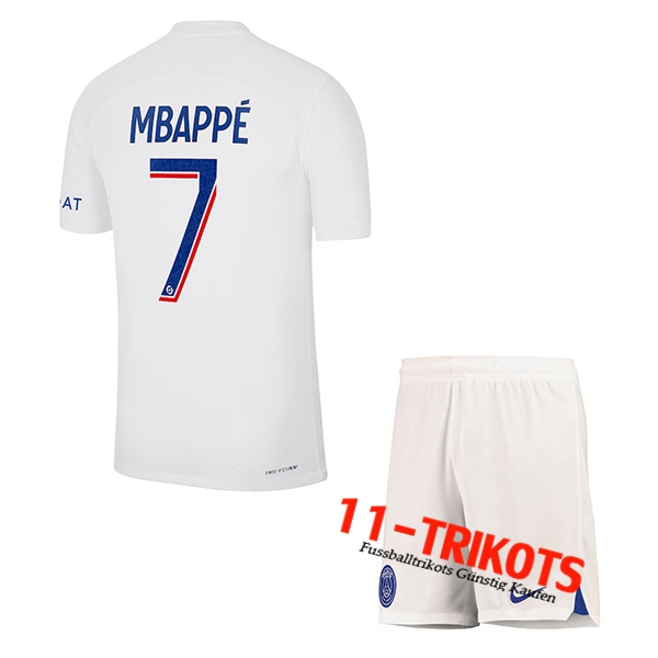 PSG (MBAPPÉ #7) Kinders Third Trikot 2022/2023