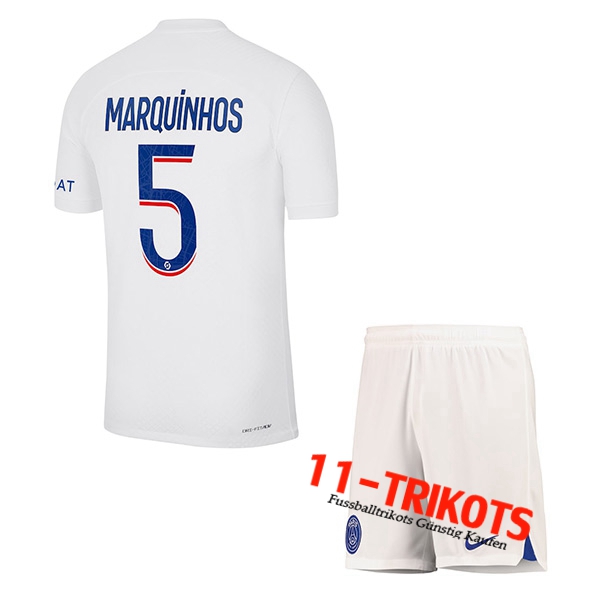 PSG (MARQUINHOS #5) Kinders Third Trikot 2022/2023