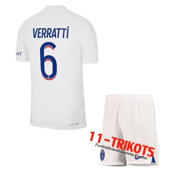 PSG (VERRATTI #6) Kinders Third Trikot 2022/2023