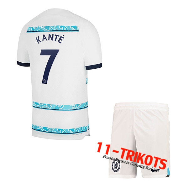 Chelsea (KANTÉ #7) Kinders Auswärtstrikot 2022/2023