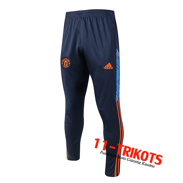 Trainingshose Manchester United Navy blaue 2022/2023 -02