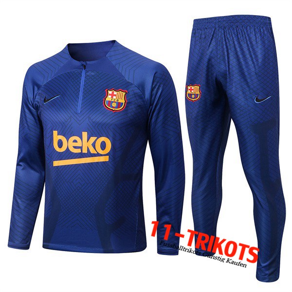 Trainingsanzug FC Barcelona Blau/Schwarz 2022/2023