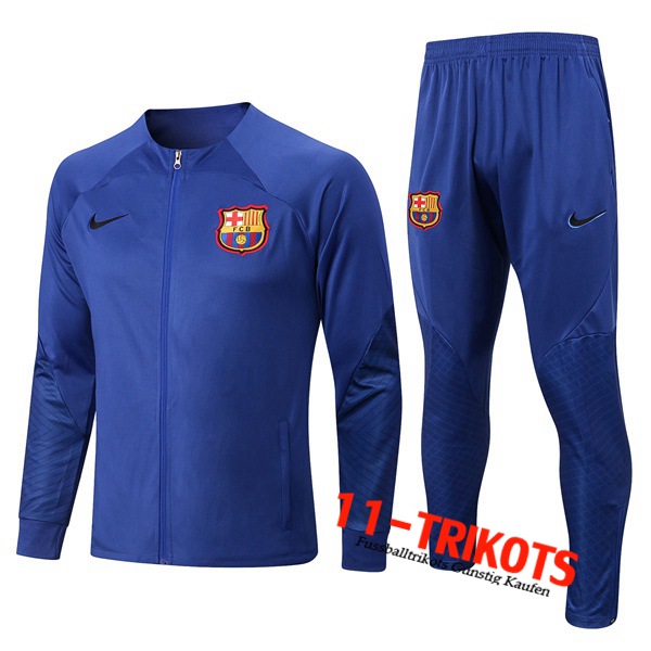 Trainingsanzug (Jacke) FC Barcelona Blau 2022/2023