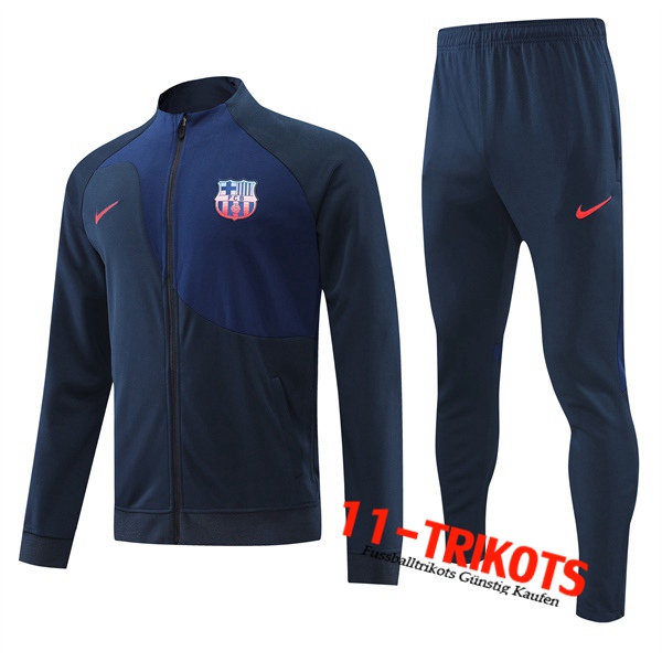 Trainingsanzug (Jacke) FC Barcelona Navy blau 2022/2023