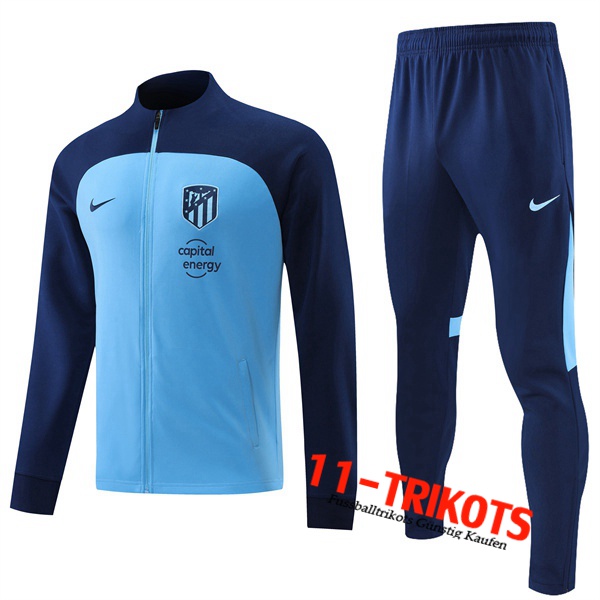 Trainingsanzug (Jacke) Atletico Madrid Blau 2022/2023