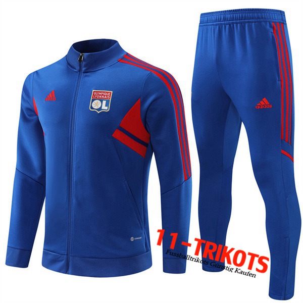 Trainingsanzug (Jacke) Lyon Blau 2022/2023