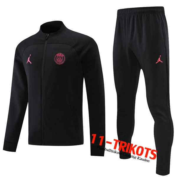 Trainingsanzug (Jacke) Jordan PSG Schwarz 2022/2023