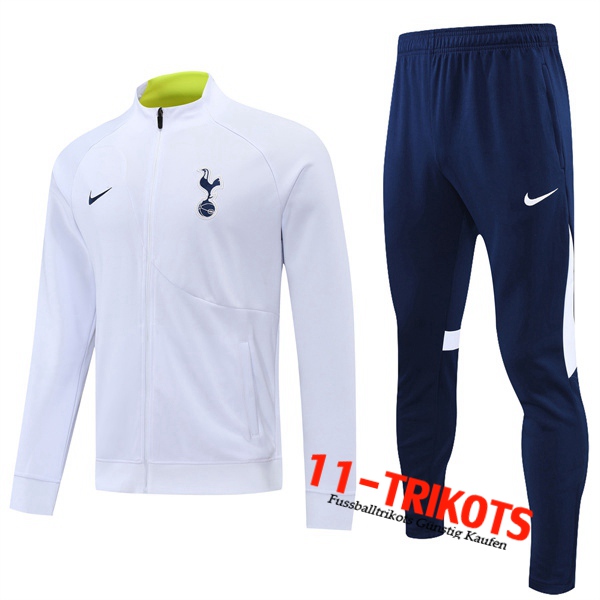 Trainingsanzug (Jacke) Tottenham Hotspurs Weiß 2022/2023