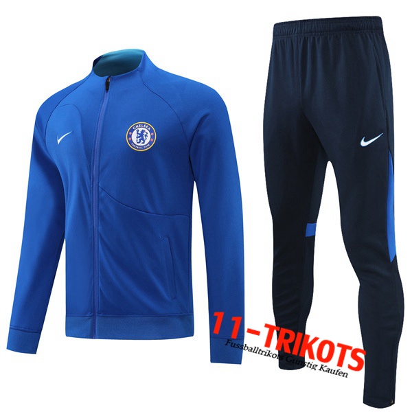 Trainingsanzug (Jacke) FC Chelsea Blau 2022/2023