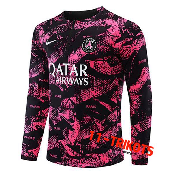 Training Sweatshirt PSG Rot/Schwarz 2022/2023