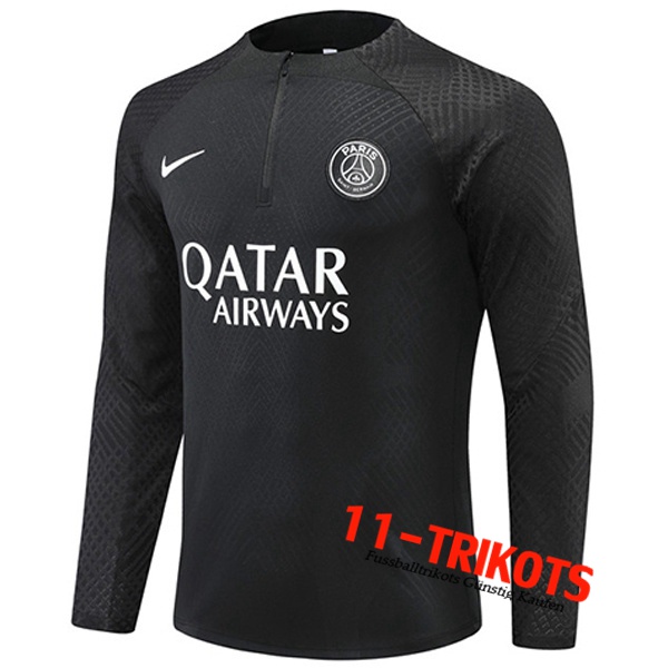 Training Sweatshirt PSG Schwarz 2022/2023