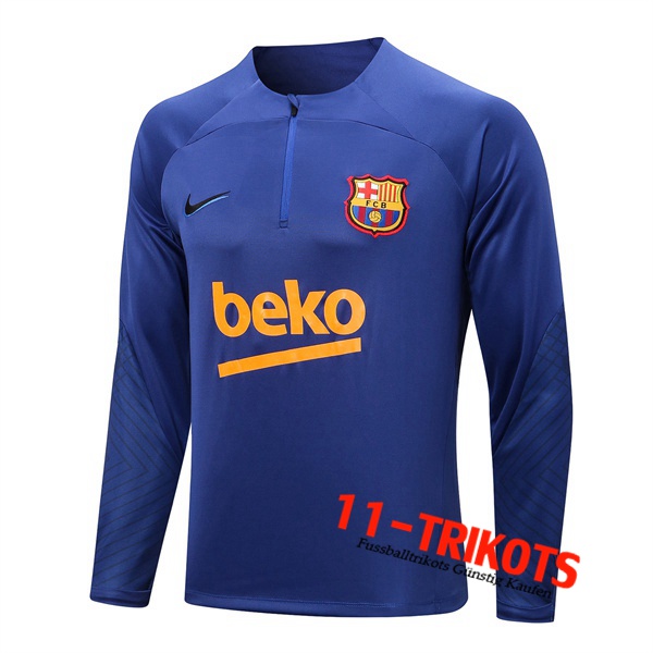 Training Sweatshirt FC Barcelona Blau 2022/2023