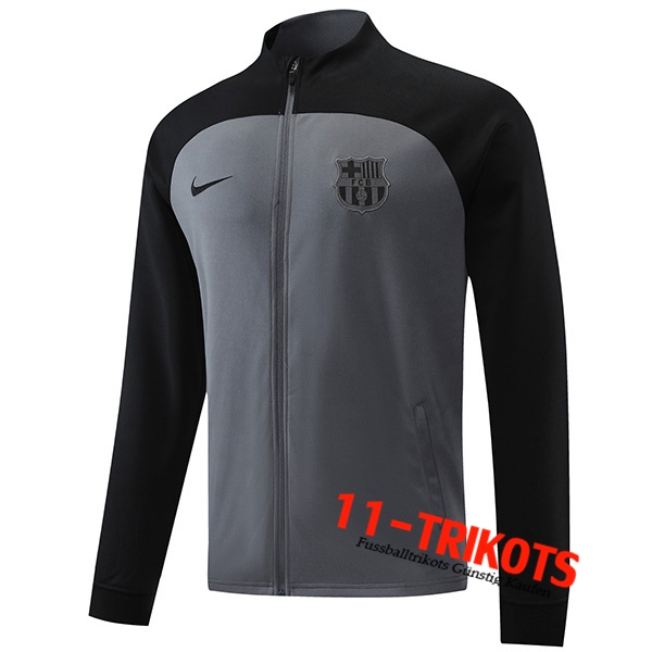 Trainingsjacke FC Barcelona Schwarz/Grau 2022/2023