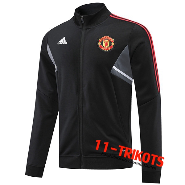 Trainingsjacke Manchester United Schwarz 2022/2023