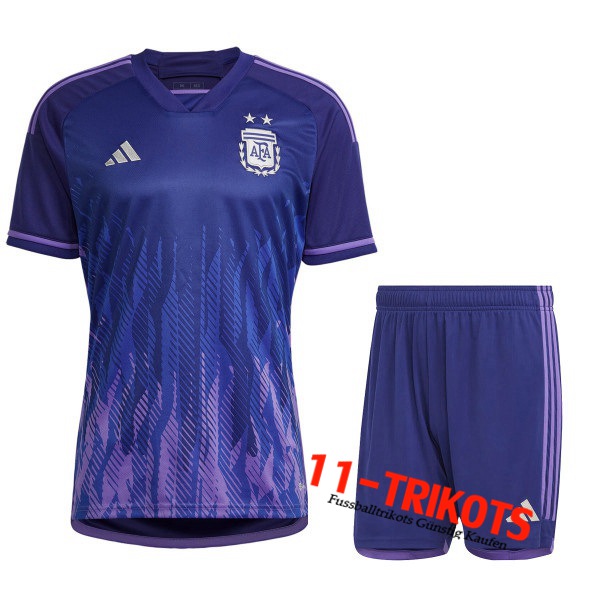 Argentinien Auswärtstrikot + Shorts 2022/2023