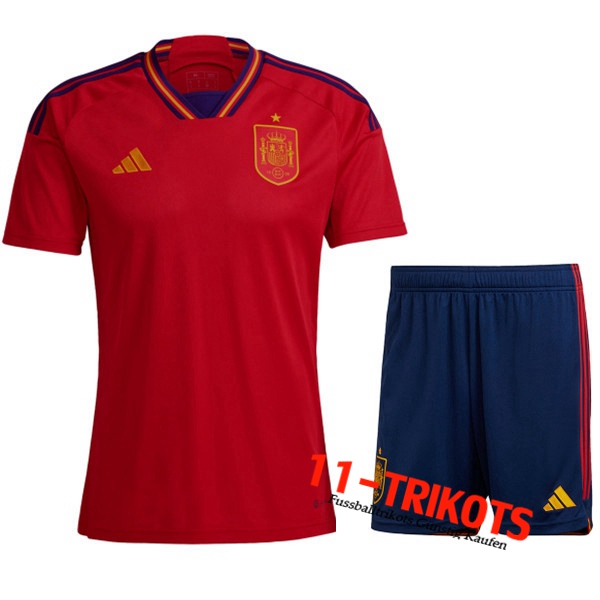 Spanien Heimtrikot + Shorts 2022/2023
