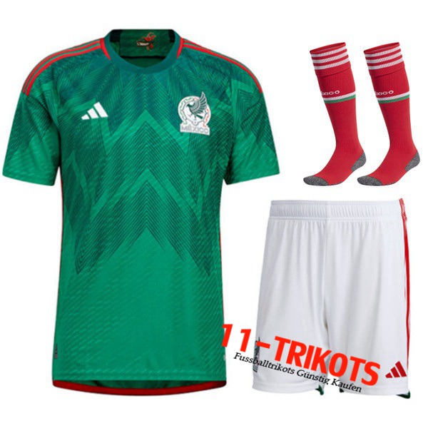 Mexiko Heimtrikot (Short + Socken) 2022/2023