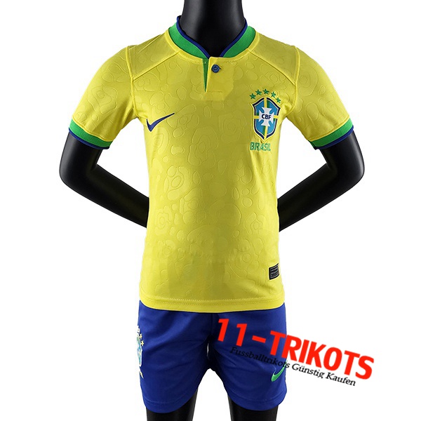 Neues Brasilien Kinder Heimtrikot 2022/2023