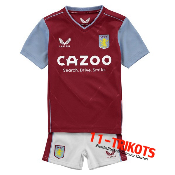 Neues Aston Villa Kinder Heimtrikot 2022/2023