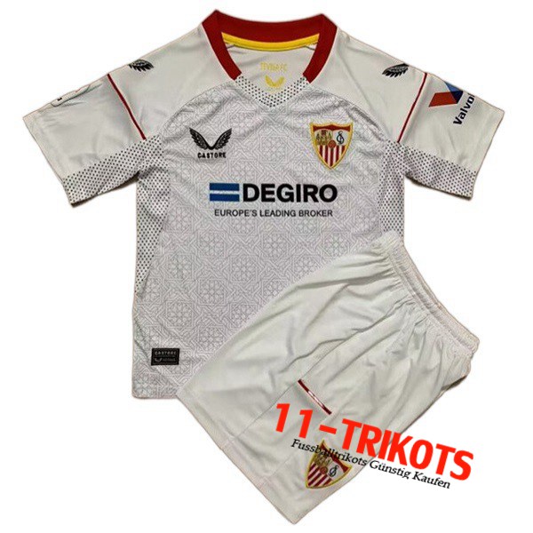 Neues Sevilla FC Kinder Heimtrikot 2022/2023