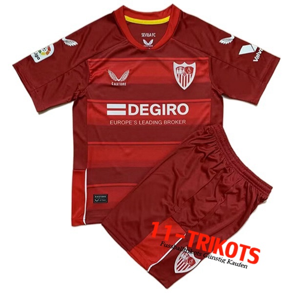 Neues Sevilla FC Kinder Auswärtstrikot 2022/2023