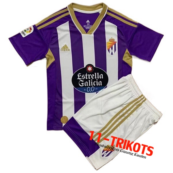 Neues Real Valladolid Kinder Heimtrikot 2022/2023