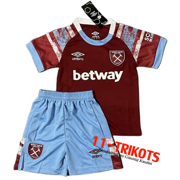 Neues West Ham Kinder Heimtrikot 2022/2023