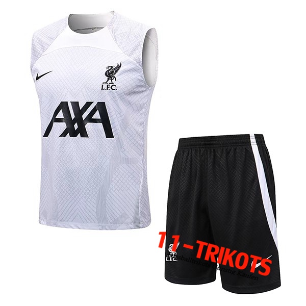 FC Liverpool Trainingstrikot + Shorts Weiß 2022/2023