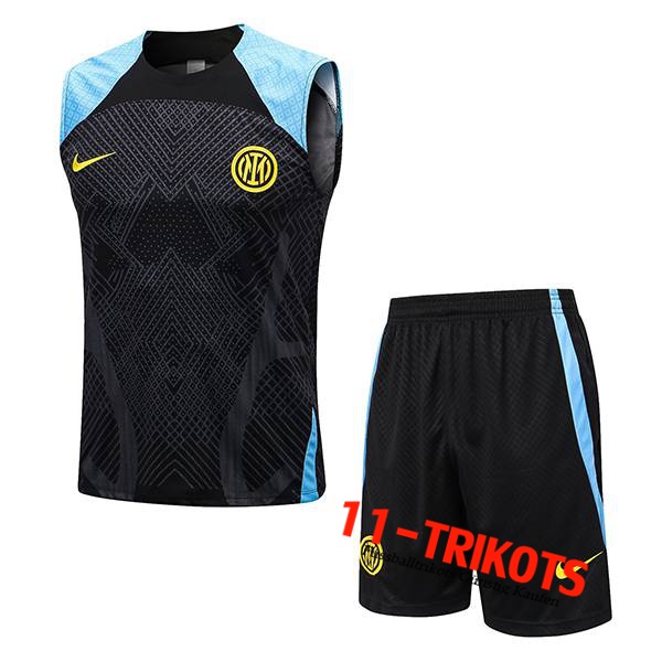 Inter Milan Trainingstrikot + Shorts Schwarz 2022/2023