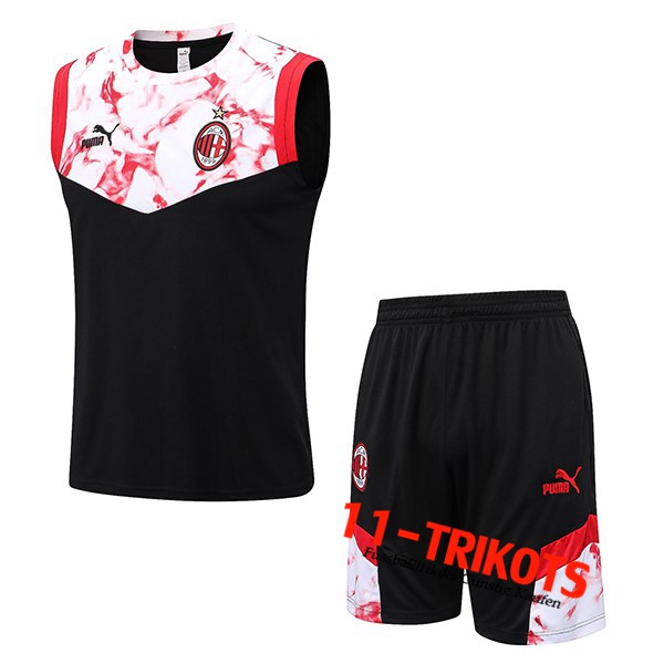 AC Milan Trainingstrikot + Shorts Schwarz 2022/2023