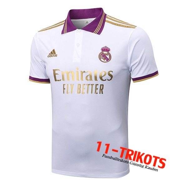 Real Madrid Poloshirt Weiß 2022/2023