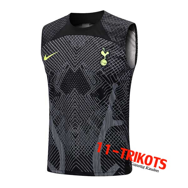 Tottenham Hotspur Trainingstrikot Schwarz/Grau 2022/2023