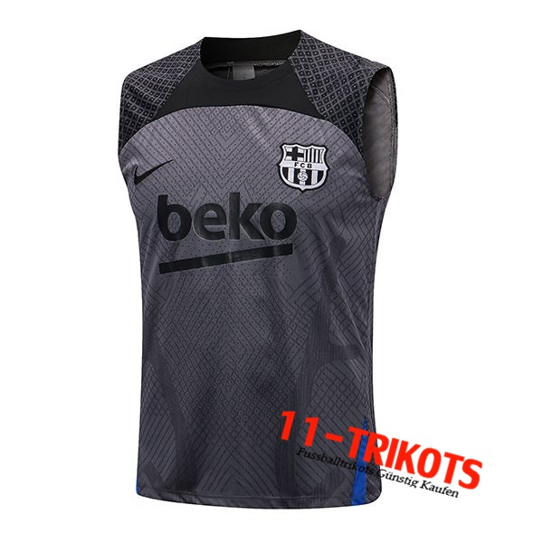 FC Barcelone Trainingstrikot Schwarz/Grau 2022/2023