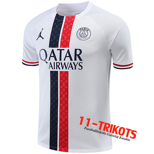 Jordan PSG Trainingstrikot Weiß 2022/2023