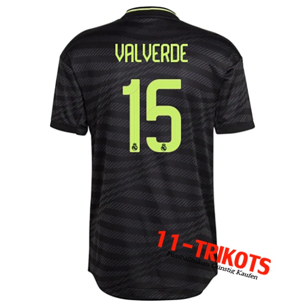 Real Madrid (VALVERDE #15) Third Trikot 2022/2023