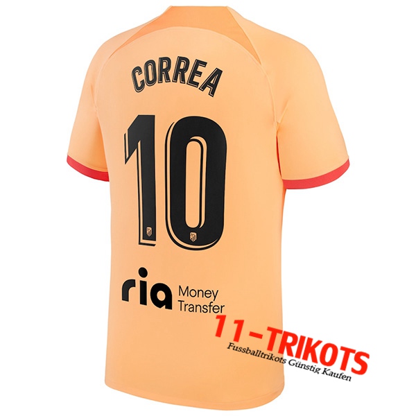 Atletico Madrid (CORREA #10) Third Trikot 2022/2023