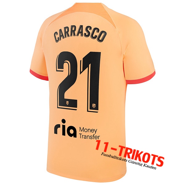 Atletico Madrid (CARRASCO #21) Third Trikot 2022/2023