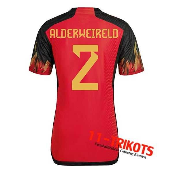 Belgien (ALDERWEIRELD #2) Heimtrikot 2022/2023