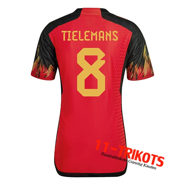 Belgien (TIELEMANS #8) Heimtrikot 2022/2023