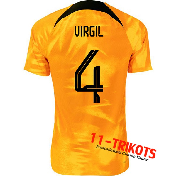 Niederlande (VIRGIL #4) Heimtrikot 2022/2023