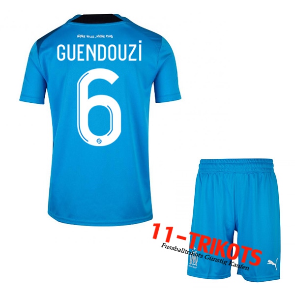 Marseille (GUENDOUZI #6) Kinder Third Trikot 2022/2023